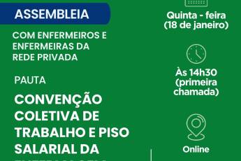 ASSEMBLEIA | Piso Salarial e Convenção Coletiva de Trabalho da rede privada